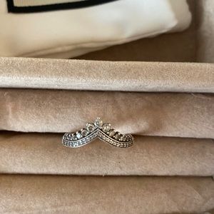 Pandora Princess Wishbone Ring